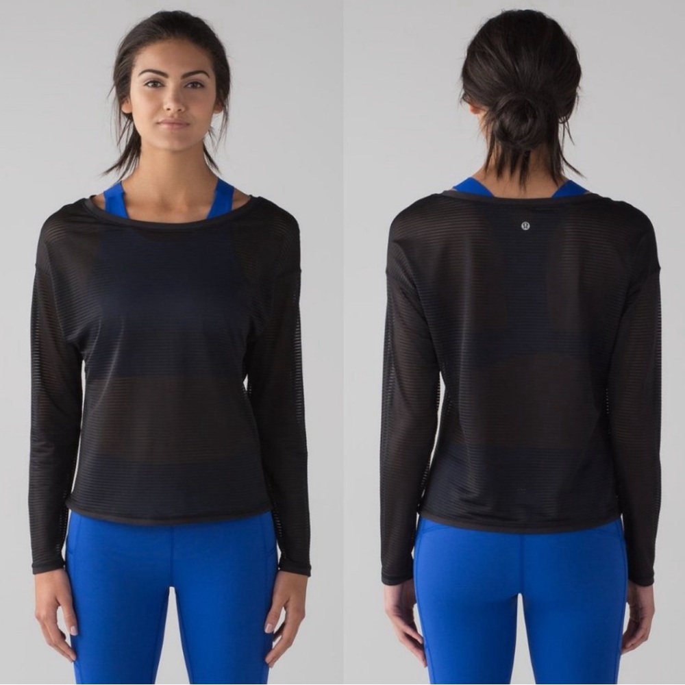 Lululumon Lean In Long Sleeve, size 8